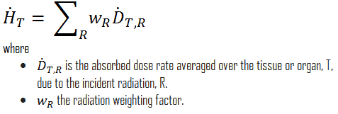 débit de dose équivalent - définition